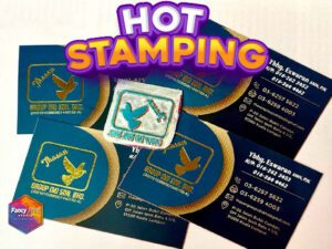 HOT STAMPING BUSINESS CARD