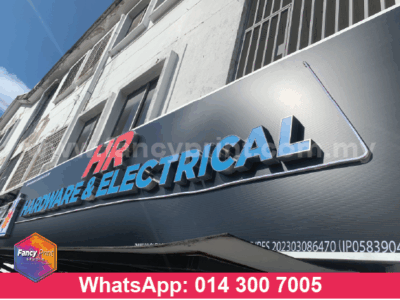 3D BOX UP SIGNBOARD STAINLESS-STEEL